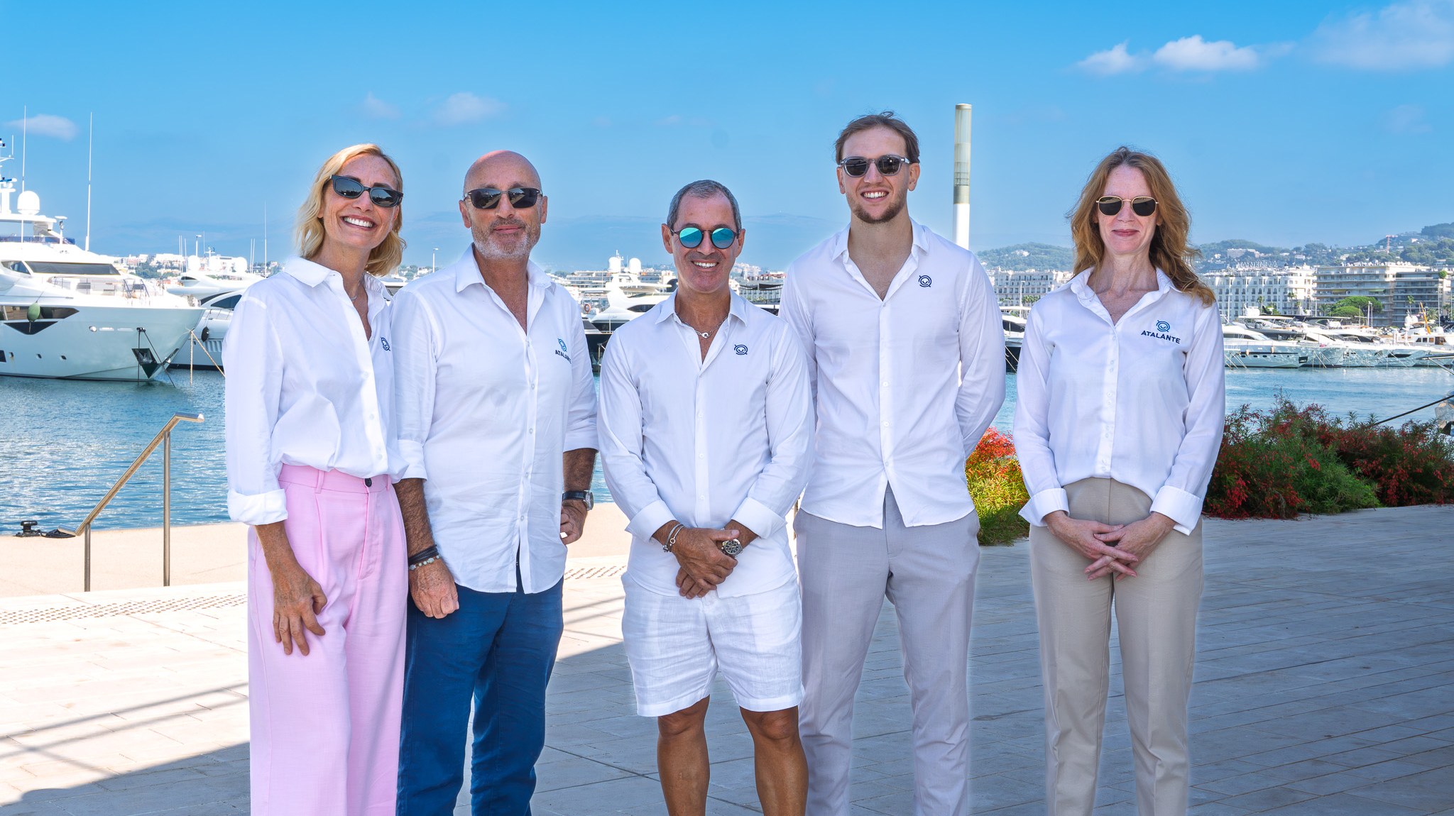L'équipe Atalante au Port Pierre Canto, à Cannes